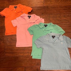 Polo Ralph Lauren bundle of 4 polos - size 5